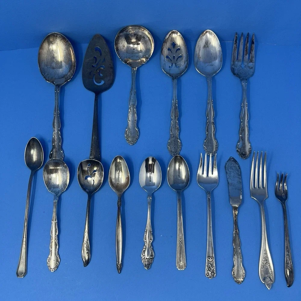 Rogers Silverware Flatware Lot WM Rogers Bros IS XS Triple Plate Vintage‎ Mixed